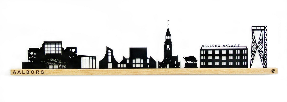 Aalborg Skyline i eg og stål designet af BB Designmind.