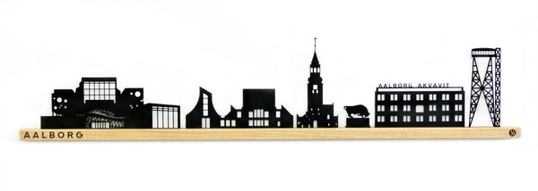 Aalborg Skyline i eg og stål designet af BB Designmind.