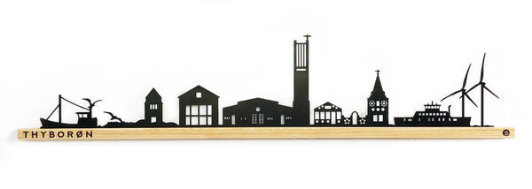 Thyborøn Skyline i eg og stål designet af BB Designmind.