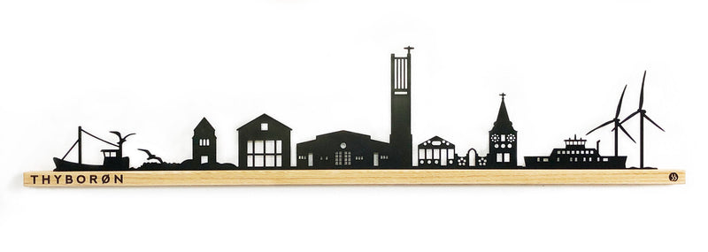 Thyborøn Skyline i eg og stål designet af BB Designmind.